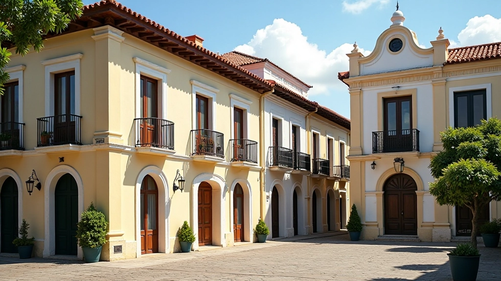 Casonas coloniales de Ponce con detalles arquitectónicos tradicionales y balcones históricos