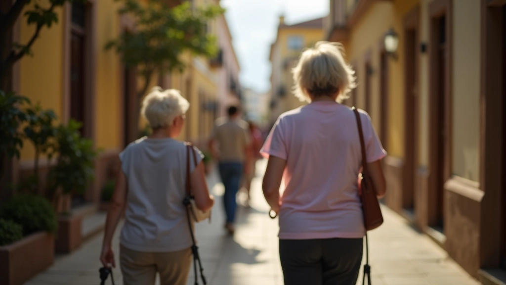 Recorridos Accesibles para Mayores: Cómo Disfrutar sin Cansancio - personas mayores caminando cómodamente